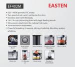 Easten Food Processor EF402M/ 2.4 Liters Food Processor in Electrical Kitchen