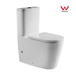 Watermark Sanitary Ware Two Piece Toilets Skirted 669*384*820mm Soft Closed