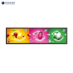 China WiFi LAN Network Indoor Stretched Bar LCD Display 58.4inch 700nits wholesale