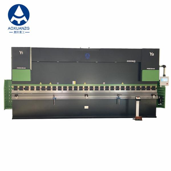 Heavy Duty 200T Hydraulic Press Brake 6000MM CNC Bending Machine With TP10S