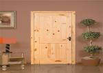 Flush Wood Composite External Front Doors Inward / Outward Opening Direction