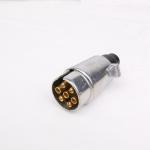 Metal Material 7 Way Trailer Cable Connector Corrosion Resistance OEM Standard