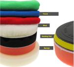 609g 18 Pcs Car Foam Drill Polishing Pad Kit For Car Sanding Buffing