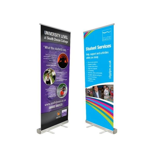 Innovative Advertising Stand Up Banners Convenient To Transport Attractive Easy
