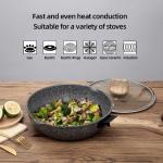 New Arrival Induction Omelet Pans Maifan Stone Coating Aluminum Frypan Non Stick