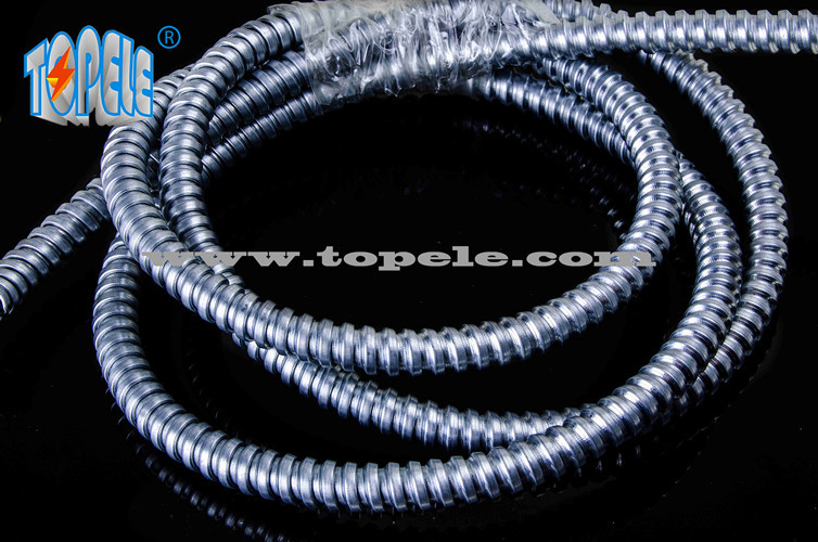 UL Standard Galvanized Steel Flexible Conduit Electrical 1/2"-4'