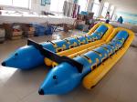 Large Custom 12 Person Inflatable Banana Boat For Water Entertainment