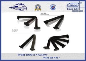 China Zinc Wax Railroad Track Spikes 16 x 16 x 165 90 degree Cold bending wholesale