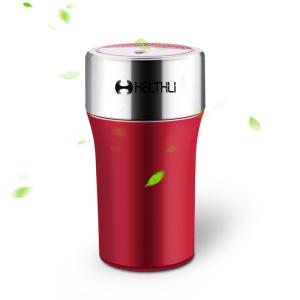 China Red Mini 12v Car Air Purifier Ionizer Mesh Type Adsorption 19*10*10cm wholesale