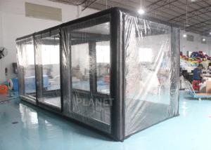 China Transparent 0.6mm PVC Cover Garage Inflatable Car Capsule wholesale