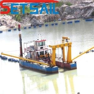 China 10 Inch Diesel Engine Cutter Suction Dredger Made in for Discharge Distance of 1000m wholesale