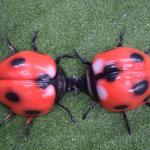 Waterproof Animatronic Insect Seven Spotted Ladybug For Entertainment Park