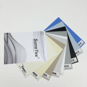 China Double Face Color Glue 310GSM Fabric Blackout Blind Material Grade 8 on sale