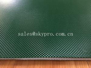 China Diamond plastic conveyor belt white / green / blue color , heavy or light weight wholesale