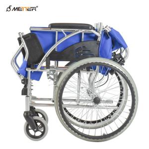China Oxford Cushion Lightweight Foldable Manual Wheelchair wholesale
