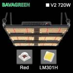 SAA Hydroponic LM301H Seoul 385nm 720W LED Grow Light For Indoor Plants