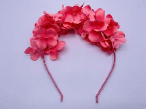 China Girls Practical Flower Decor Headband , Portable Beautiful Flower Hair Band wholesale