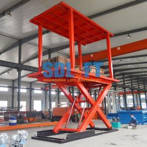China 3T 3M Double Deck Hydraulic Scissor Car Lift For Home Garages wholesale