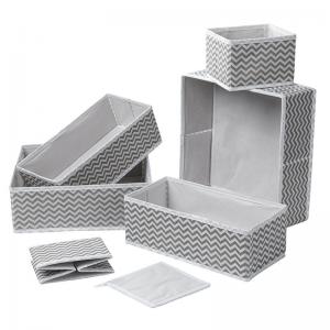 China Foldable Cloth Storage Box  1.5mm Paper Board Drawer Organizer Cube on sale