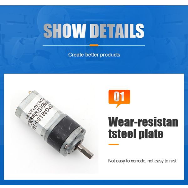 Customization Low Noise High Torque Planetary Gear Motors
