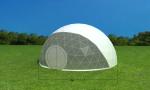 Transparent Geodesic Galvanized Steel Frame Large Dome Tent 20m Diameter
