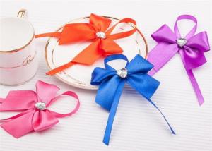 China Customized Silver Hot Stamping Logo Paper Luxury Bag With Bowknot wholesale