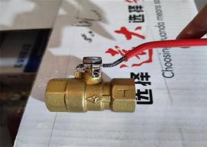 China PTFE Seal Threaded Brass Water Valve 1.6 Mpa Pressure wholesale
