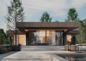 China Luxury 4 Bedroom Pre Fabricated Villa Prefab House With Light Steel Frame House Ktis wholesale