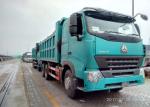 6 By 4 Ten Wheels Construction Tipper Truck For 10 Cubic Meter , HW13710