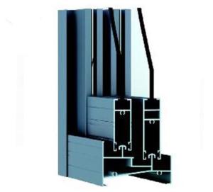 China Vertical Powder Coated Wood Grain Transfer Printing Window Aluminum Profile wholesale