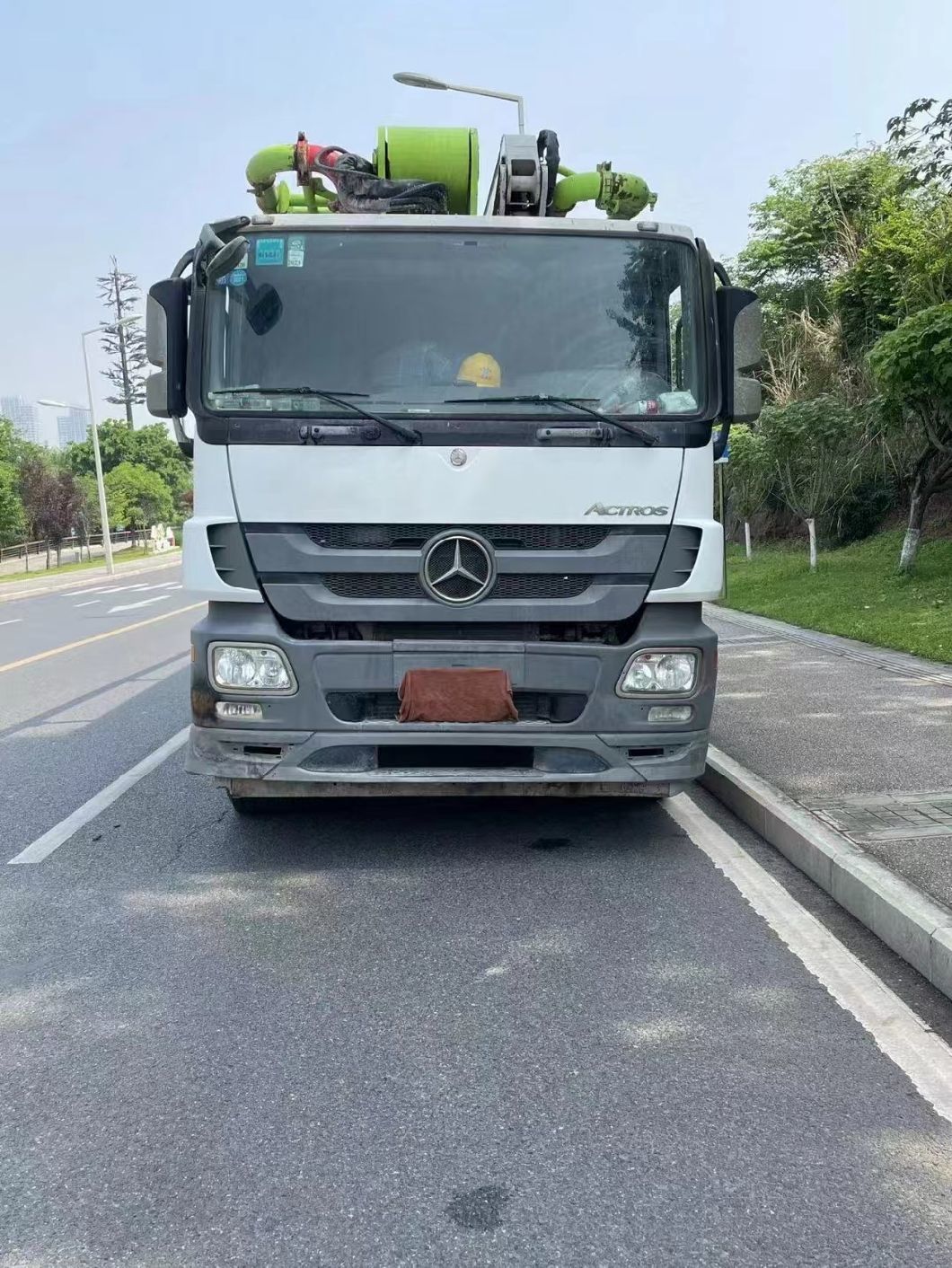Concrete-Machinery Mercedes Chassis of Zoomlion 56-Meter Concrete Pump Truck in 2019