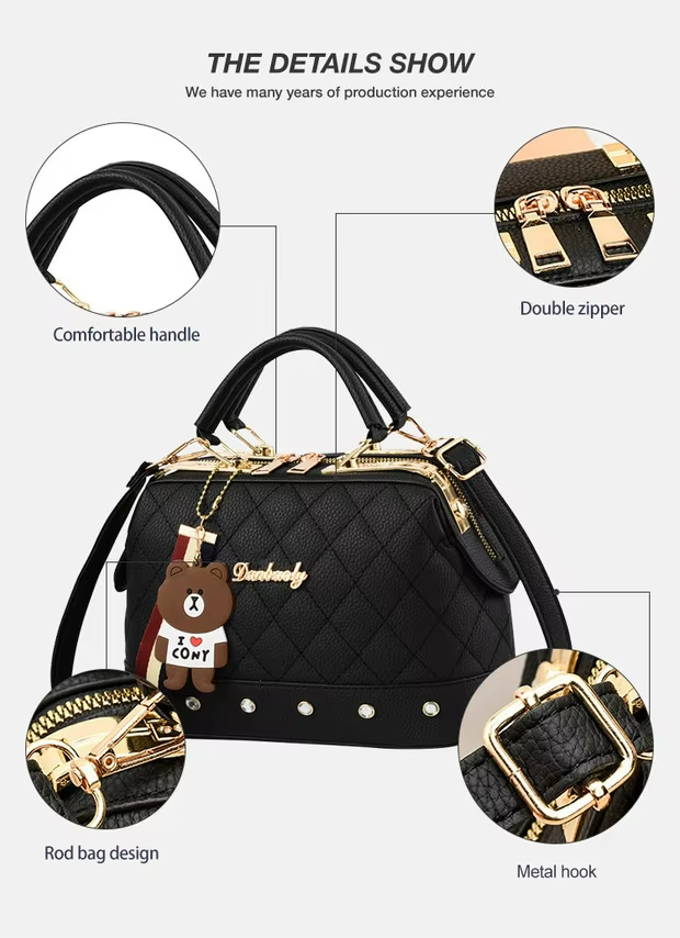 Motion Detection CANDY Pattern Vintage Chain Crossbody Small Flap Handbags for Women PU Leather