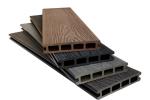 Red Brown 146 X 22 WPC 3d Wall Panel Outdoor Plastic Deck Boards Composite