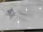 Durable Classic Faux Marble Dinette For 6 Strong Stability Clear Texture