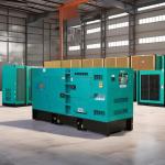 High Power Genset Silent Type Soundproof 187.5kva Generator 150 Kw Diesel