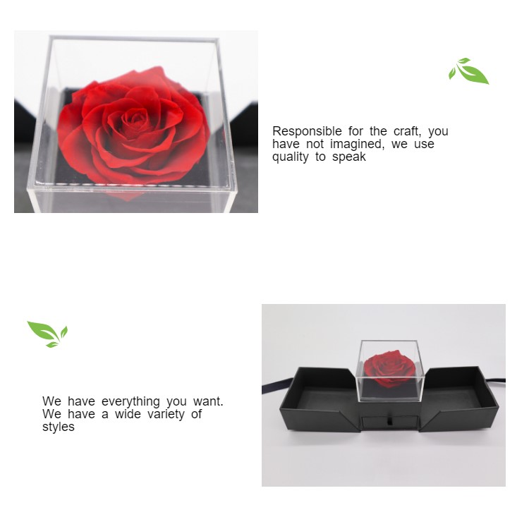 Durable Sturdy Preserved Rose Gift Box With Excellent Decorative Appearance