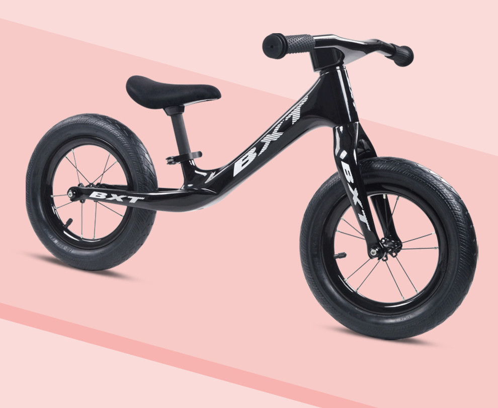 12 Inch Push Balance Bike Carbon Fiber Childrens Bike Scooter Bicycles