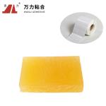 Block Solid Packaging Hot Melt Adhesive Yellow Thermal Paper Label Bonding TPR