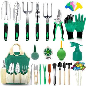 China 82pcs Garden Tools Set with Extra Succulent Tools Set and Heavy Duty Gardening Tools Aluminum wholesale