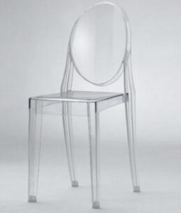 China Clear Plastic Ghost Wedding Dining Chairs Armless Dining Chair Customized wholesale