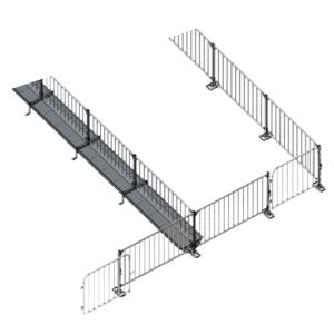 China Pig Farm Customized Size Swine Cage Crate With Concrete Slatted Floor wholesale