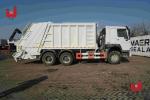 WD615.69 Waste Management Front Loader 336HP Compact Garbage Truck