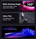 Flexible Glass Curtain Wall LED Film Screen High Transparency 85% Lightweight
