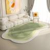 Buy cheap Light Luxury Creamy Floor Carpet Rug Irregular Bedroom Area Rugs from wholesalers