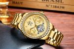 KINYUED Luxury Watch Brands Custom Water Resistant 3ATM Stainless Steel Men