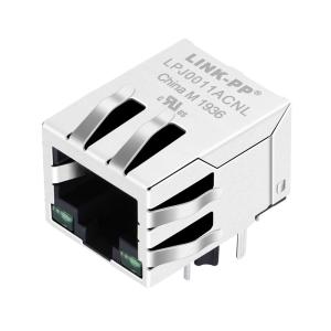 China LPJ0011ACNL RJ45 1 x 10/100 Mbit Ethernet LED Indicators 8p8c wholesale