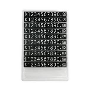 China Triangular price cubes L 10*7.5mm 130 pieces per pack USD for jewellery wholesale