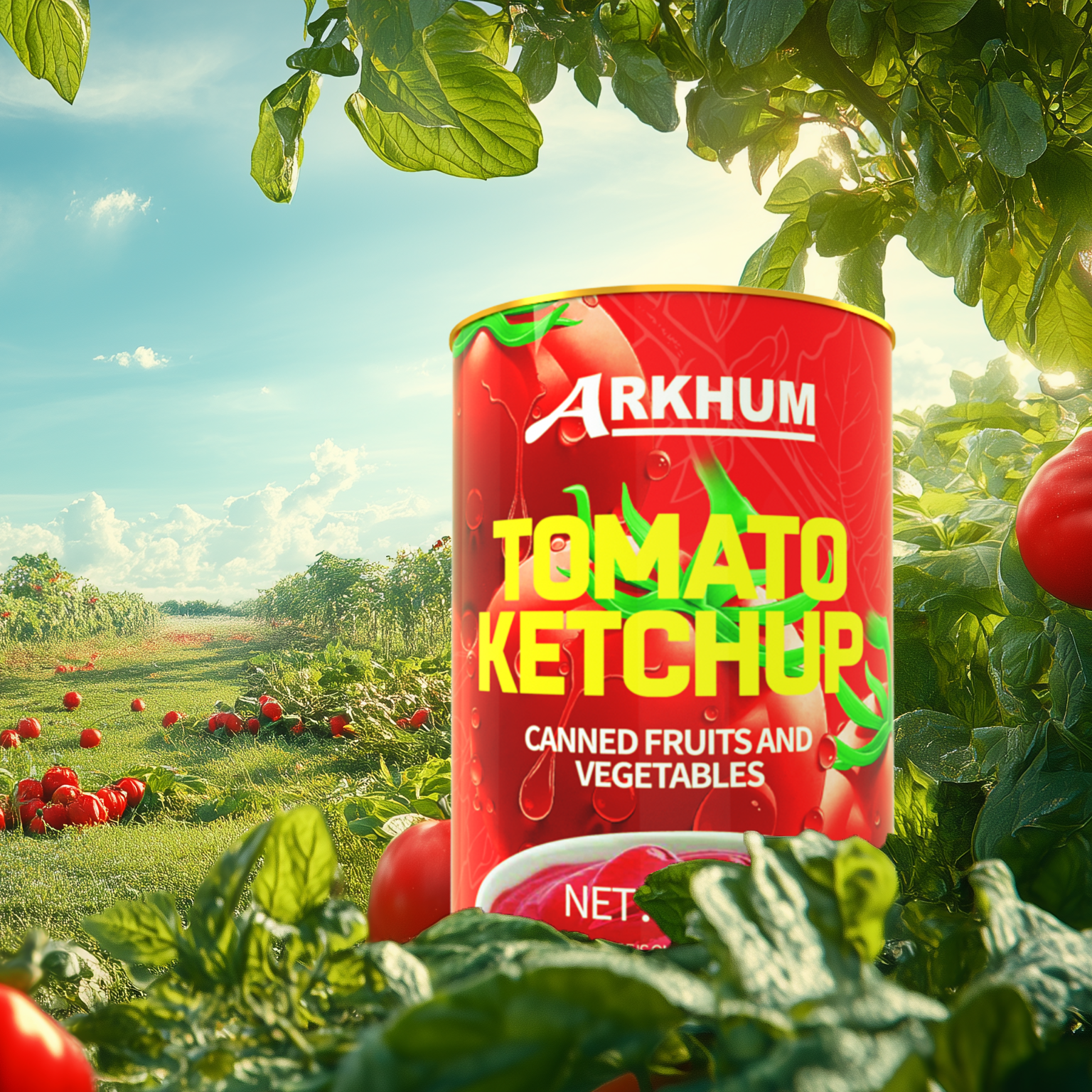 340g 850g 1kg Blueberry Bottled Ketchup Tomato Sauce Bottle Plastic