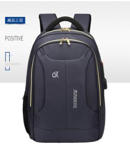 China 30 - 40L Metal Zipper Backpack One Lining Insert Pocket Inside Normal Size wholesale