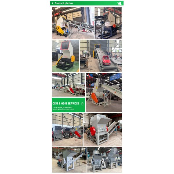 Plastic Crushing & Grinding Machine for Plastic Flake Making